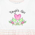 thumbnail image 4 of Inktastic Yaya's Girl Heart Flowers Girls Baby Dress, 4 of 5