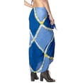 thumbnail image 4 of HAPPY BAY Women's Beachwear Summer Beach Wraps Bikini Wrap Sarong Coverups Skirt Swimsuit Swimwear Swim Cover up for Women One Size Blue, Tie Dye, 4 of 5
