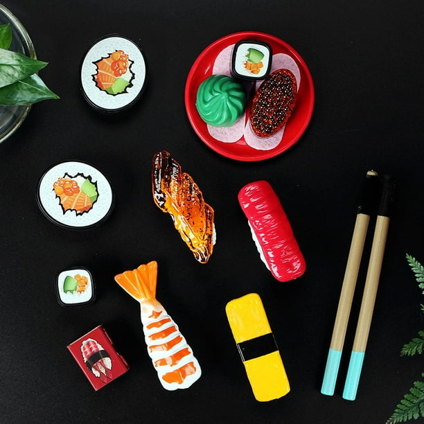 marque generique - 1 ensemble pour Enfants En Bois Alimentaire Cuisine Jeux  de simulation Sushi Ensemble Jouets avec Plateau de Rangement - Jeux  d'éveil - Rue du Commerce