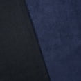 thumbnail image 2 of Suede Scuba Double Knit Faux Leather Polyester 60" Fabric By The Yard - Navy Blue (10 Yards), 2 of 2