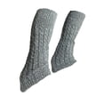 thumbnail image 4 of yotijay Figure Skating Leg Warmers Calf Socks Set for Winter Sports Activities Women Grey, 4 of 9
