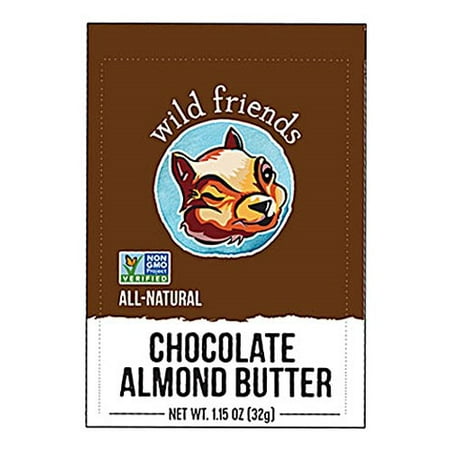 Wild Friends All Natural Almond Butter Squeeze Pack, Chocolate Sunflower Seed, 1.15