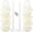 Pearl White, variant on 2 Sets 193 Pcs Pearl White Balloons Column Stand Kit Bridal Party Latex Balloons Adjustable Tower Stand for Graduation Bridal Shower Wedding Mothers Day Engagement Birthday Decor