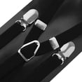 thumbnail image 7 of Toptie Men's Skinny Suspenders 1/2"inch (1.5CM) X-Back Clip Suspenders-Black, 7 of 7