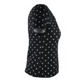 thumbnail image 4 of Blusa George Talla EG Plisado Estampado Negro, 4 of 4