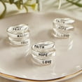 thumbnail image 3 of Kingdom Jewelry N1461 Kingdom Wrapped Ring Filled Display - Faith Love Hope - 24 pcs, 3 of 3