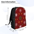 thumbnail image 4 of Fotbe Merry Christmas Travel Laptop Backpack, Business Slim Sturdy Laptops Backpack, Water Resistant College School Computer Bag Gift for Men & Women Fits 15.6 Inch Notebook, 4 of 8