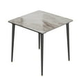 WisFor Sintered Stone Dining Table Kitchen Table Furniture with