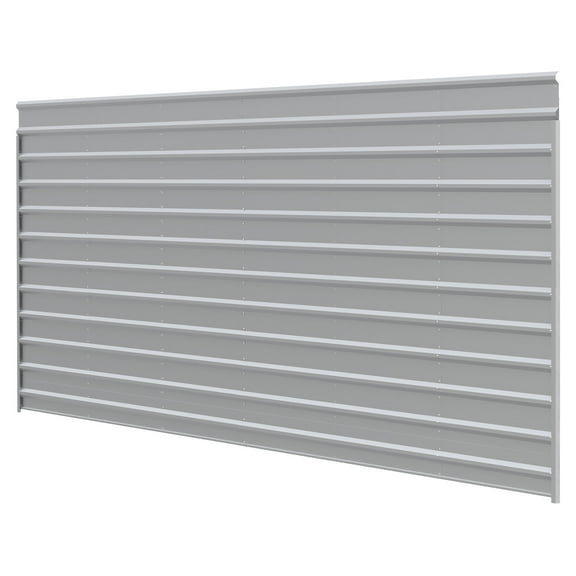 Arrow 9 x 29 x 9 ft Eggshell Single Side Wall Kit for Steel Carport