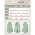 thumbnail image 6 of YOOFOSS Baby Sleep Sack 0-6 Months Wearable Blanket for Babies 100% Organic Cotton 2-Way Zipper TOG 0.5 Toddler Sleeping Sack 2 Pack, Sleep Sacks, 6 of 9