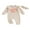 Beige, variant on Sylvamorning Baby Girl Casual Footless Jumpsuit Ruffle Long Sleeve Fuzzy Letter Embroidered Onesie Rompers with Headband Newborn Infant Cute Daily Outfits 0-18 Months
