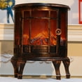 thumbnail image 4 of WINDLAND LED Fireplace Lantern Decorative Flameless Log Fire Effect Vintage Lamp Battery USB Operated Table Light Decor, 4 of 9