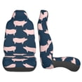 thumbnail image 3 of Sikiie Pig 1 Car Seat Protector 2 Pack Car Seat Cushion Mat, Car Seat Covers for SUV, Truck, Van, 3 of 7