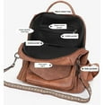 thumbnail image 6 of Backpack Purse For Women Leather Anti-theft Fashion Travel Backpack Ladies Shoulder Bags, 6 of 8