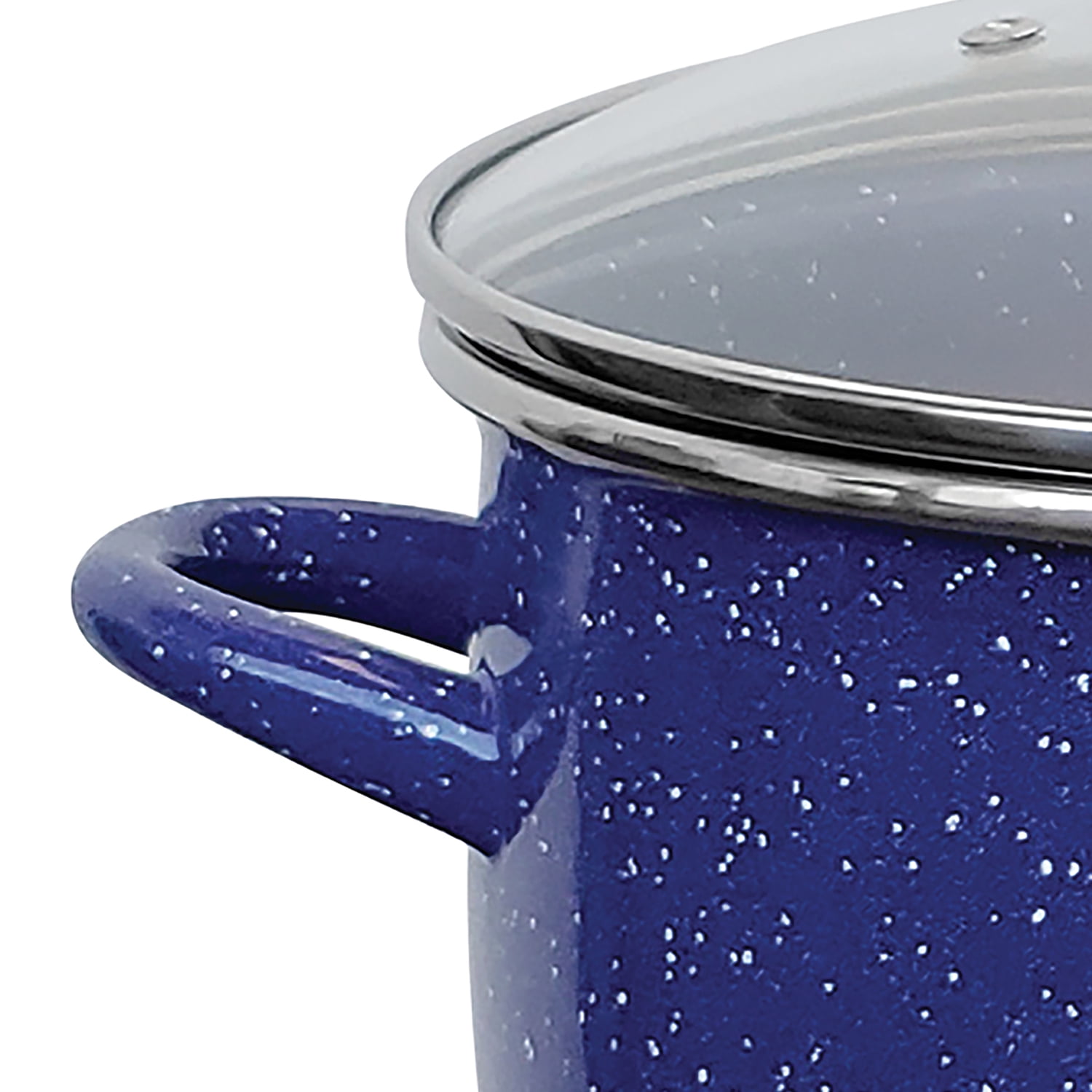 EKCO EOS 8-Qt. Oval Covered Stockpot (Blue), 62026