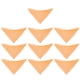 thumbnail image 1 of KAKOWELY 10 bufandas de seda para danza, accesorios de actuación, bufandas pequeñas y lisas, 1 of 5