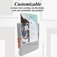 thumbnail image 4 of Classeur à 3 Anneaux 1.5 Pouces Classeurs Économiques Gris, Contient 280 Feuilles, 1 Unité, 4 of 7