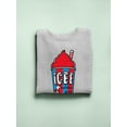 thumbnail image 3 of Classic Cup Design - Retro ICEE 'Coldest Drink In Town' Men's Sweatshirt, 3 of 4