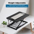 thumbnail image 4 of Raathionty Height Adjustable Standing Desk Converter, Computer Keyboard Stand for Desktop, Keyboard Riser for Stand Up Desk Riser, Ergonomic Sit Stan, 4 of 6