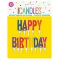 thumbnail image 2 of Unique Industries' Lettered Birthday Candles & Holders, 13ct, 2 of 3