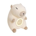 thumbnail image 2 of Despertador de peluche Gloria con forma de Capybara luz nocturna para niños, 2 of 9