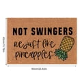 thumbnail image 3 of TIELUTT Pineapple Letter Printed Door Mat Door Carpet for Entrance Front Throw Pillows and Blanket Set and Striped Throw Blanket Area Rugs Living Room Rug for Bed Room Softest Throw Blanket, 3 of 4