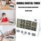 thumbnail image 2 of Dual Digital Timer, Kitchen Timer For Cooking Countdown Timers, 2 of 5