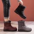 thumbnail image 5 of Warm Snow Boots For Women Winter Shoes Waterproof Ankle Boots With Plush, 5 of 7
