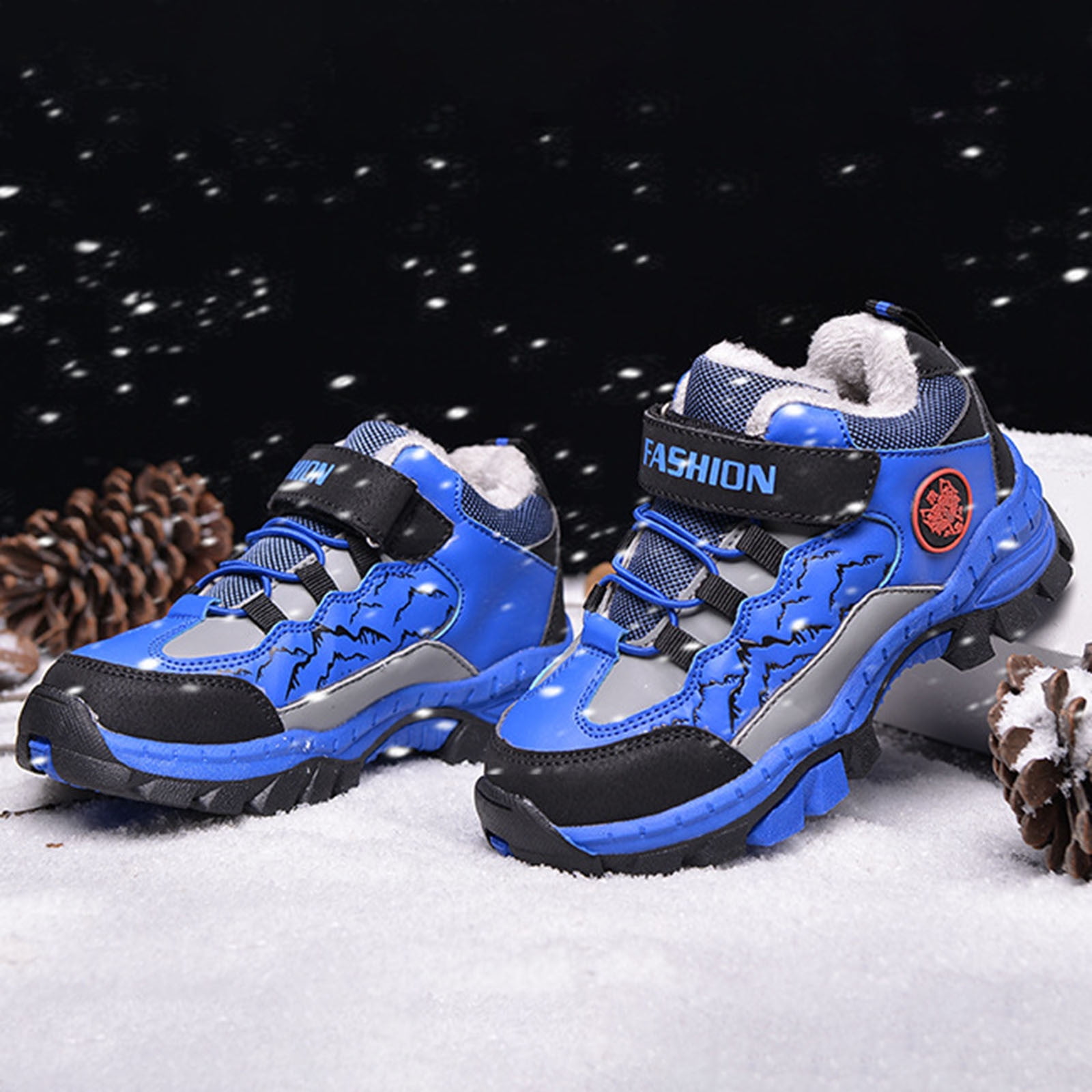 Utlike Boys Sneakers New Non Slip Hiking Shoes For Outdoor Sport Size 14 Years-14.5 Years