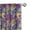 Blue Violet Multicolor, variant on Ambesonne Folk Window Curtains, Stripes and Triangles, Each 28" W x 63" L, Slate Blue Multicolor
