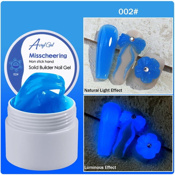 Nail Enhancement Extension Glue, The Luminous Nail Carving Glue, It Can Shape The Phototherapy Glue,15ml