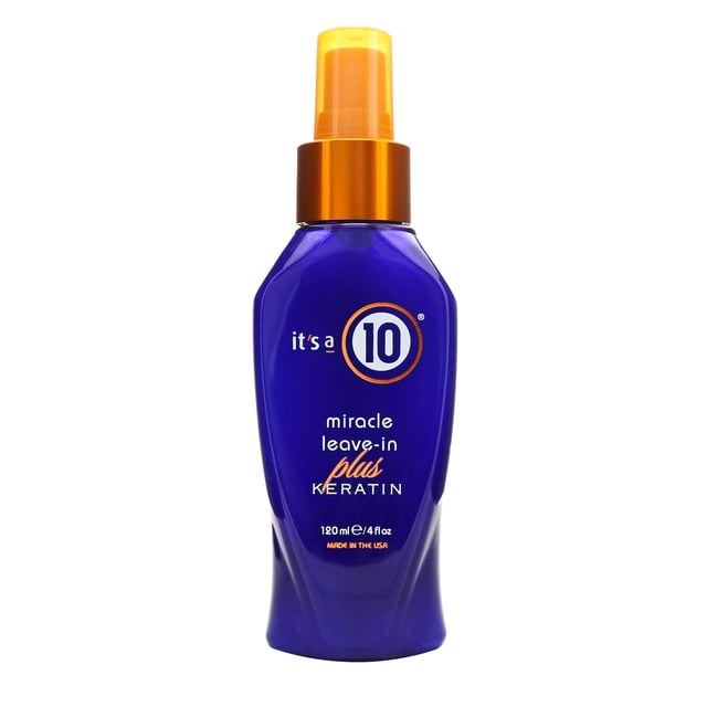 Producto sin enjuague Es un milagro del 10% para el cuidado del cabello con queratina de 120 ml