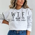 thumbnail image 4 of WTF Wine Turkey Family Thanksgiving Sweatshirt, Cute Thanksgiving Shirt, Fall Clothing, Thankful Family Shirts, 4 of 6