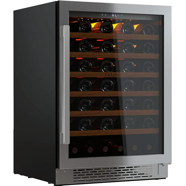 Ca'Lefort 24inch Wine Cooler Refrigerator,54 Bottle Wine Fridge Single