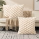 thumbnail image 3 of Almohada Lumbar de Terciopelo con Diseño de Copos de Nieve | Cojín Acolchado de 45 X 45 Cm para Sofá y Cama de Oficina | Funda con Cremallera Oculta | Tejido de Terciopelo Fotovoltaico, 3 of 7