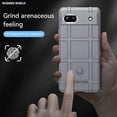 thumbnail image 4 of Slim Fit Phone Case for Google Pixel 6a, Rugged Shield Durable Phone Case with Military Grade Shockproof Protection and Screen Camera Protective Cover for Google Pixel 6a, HD Gray, 4 of 8