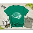 thumbnail image 5 of Human Brain Hand Drawn Cerebral Cortex Brainpower Men Women T-Shirt Brain Lover Doctor Gift T Shirt for Men Women Kids Boys Girls Tshirt, 5 of 8