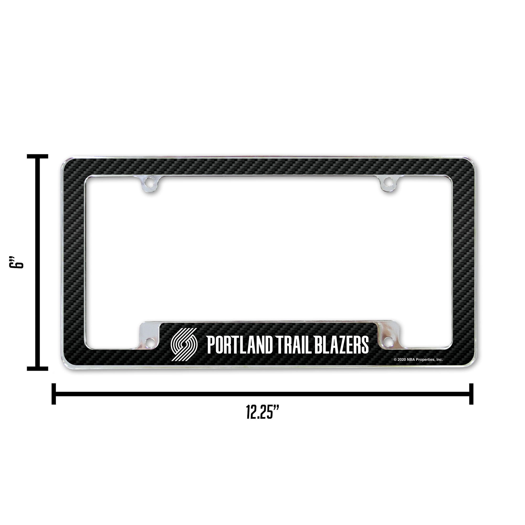 TRAIL BLAZERS CARBON FIBER DESIGN ALL OVER CHROME FRAME