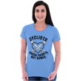 thumbnail image 5 of Cyclists Break Hearts Not Bones Biker Women's T Shirt Ladies Tee Brisco Brands 2X, 5 of 6