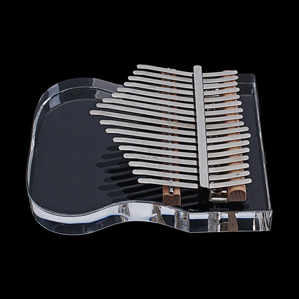 Yihuala Cloud Shape Kalimba Professional 17 Keys Thumb Piano Transparent Acrylic Finger Piano for Beginners