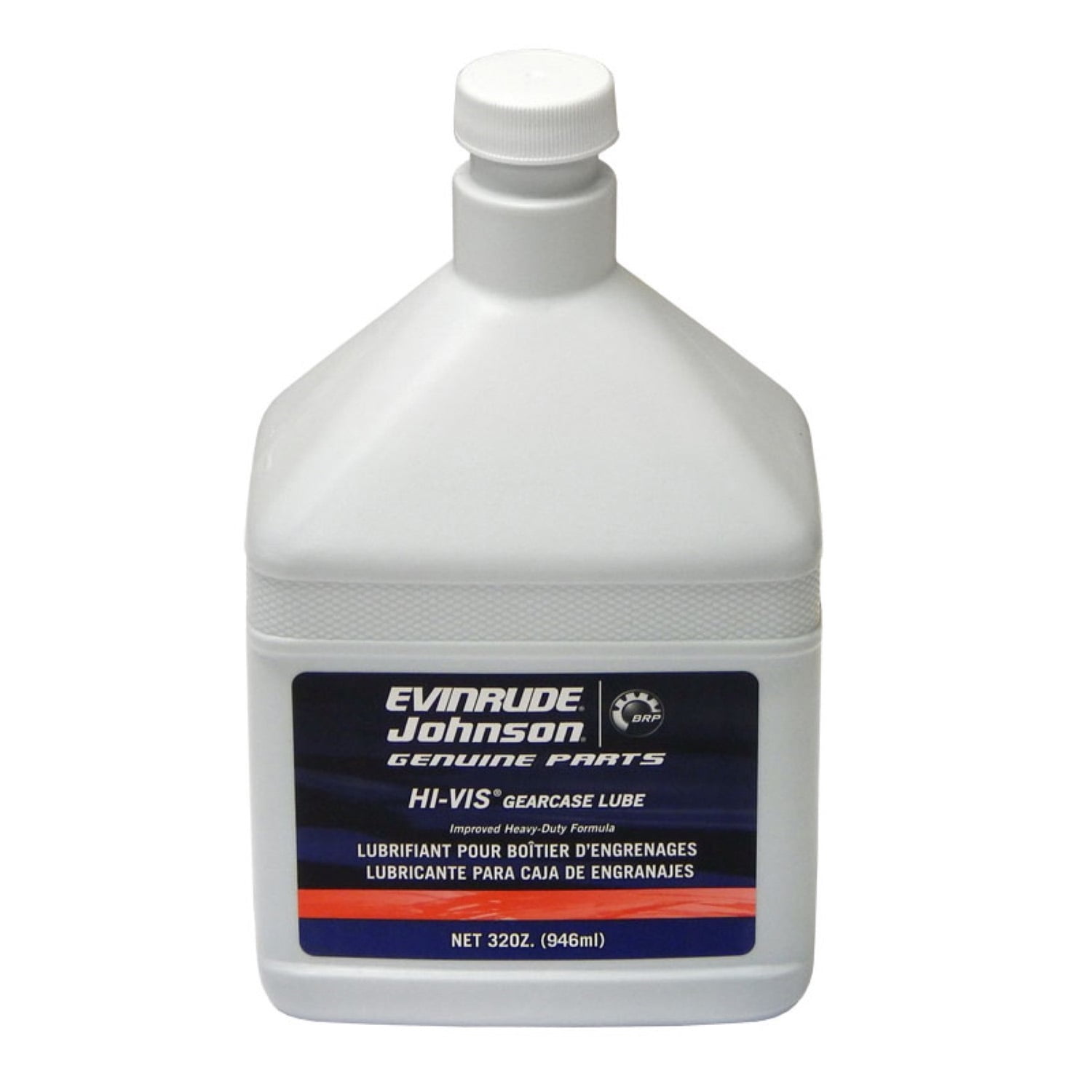 Johnson Evinrude Omc Cobra Oe Hi Vis Gear Lube Gearcase Oil 32oz 0775605 775605 Walmart Com