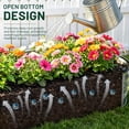 thumbnail image 6 of LIFERECORD Galvanized Raised Garden Bed, 47"L X 23"W X 11"H, Elevated Reinforced Large Metal Planter Box for Vegetable Flower Herb Outdoors, Oval, 6 of 8