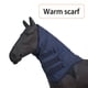 thumbnail image 4 of Funda de cuello para caballo de invierno con 3 correas ajustables, gruesa y cálida, resistente al agua. Azul, 4 of 8