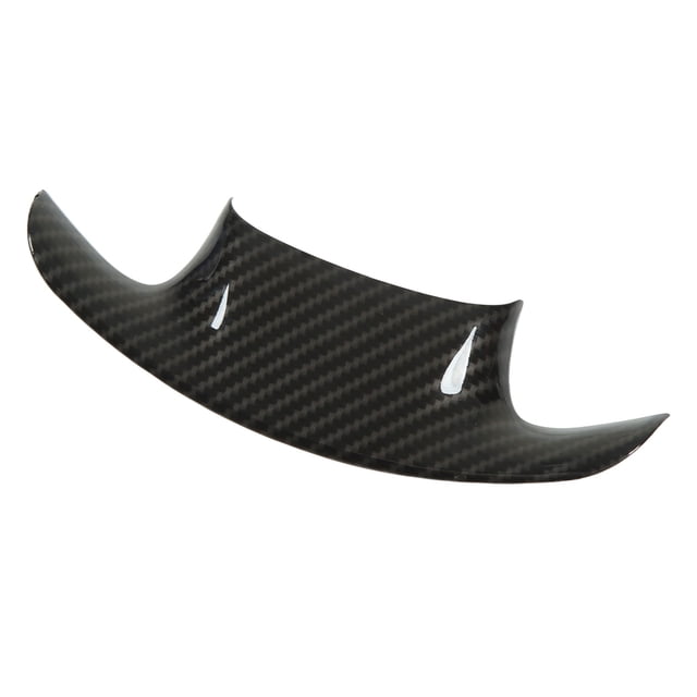 Embellecedores de la cubierta del volante, reemplazo de la cubierta del marco Interior de la Base inferior estilo fibra de carbono para Corvette C7 2014-2019