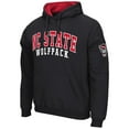 thumbnail image 2 of Men's Colosseum Black NC State Wolfpack Double Arch Pullover Hoodie, 2 of 3