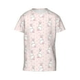 thumbnail image 4 of Wukai Rabbit Youth Unisex Short Sleeve T-Shirt for Boys, Girls, Teens, and Kids-X-Large, 4 of 7