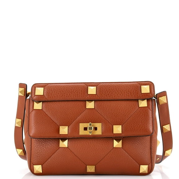 Pre-Owned Roman Stud Flap Bag Quilted Leather Large By Rebag