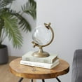 thumbnail image 2 of DecMode 6" Bronze Globe with Tiered Base, 2 of 9