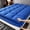 Blue, variant on Extra Thick Plush Mattress Topper, Deep Pocket Fitted Bed Pad, Soft Breathable Mattress Protector, All-Season Use （white,Twin)