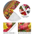 thumbnail image 2 of FMSHPON Mother's Day Beautiful Spring Tulips Flowers Xmas Christmas Tree Skirt Stand Mat for Holiday Party Decoration Indoor Outdoor 36 inches, 2 of 6